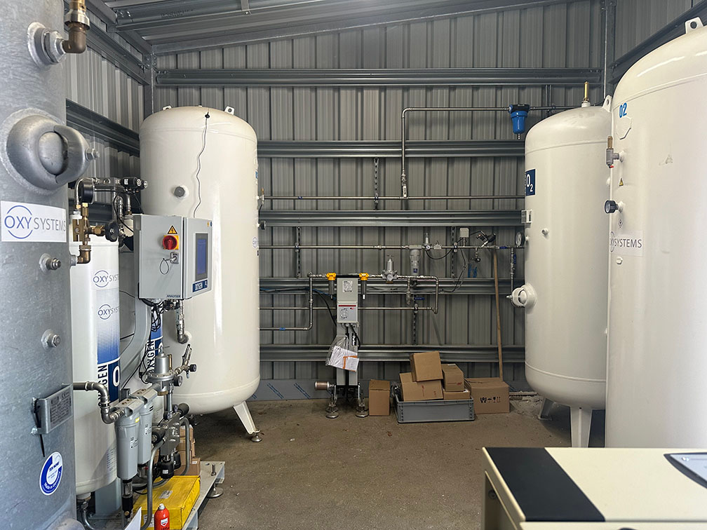 Oxygen generator for veterinary
