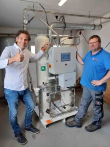 Nitrogen application in brewery